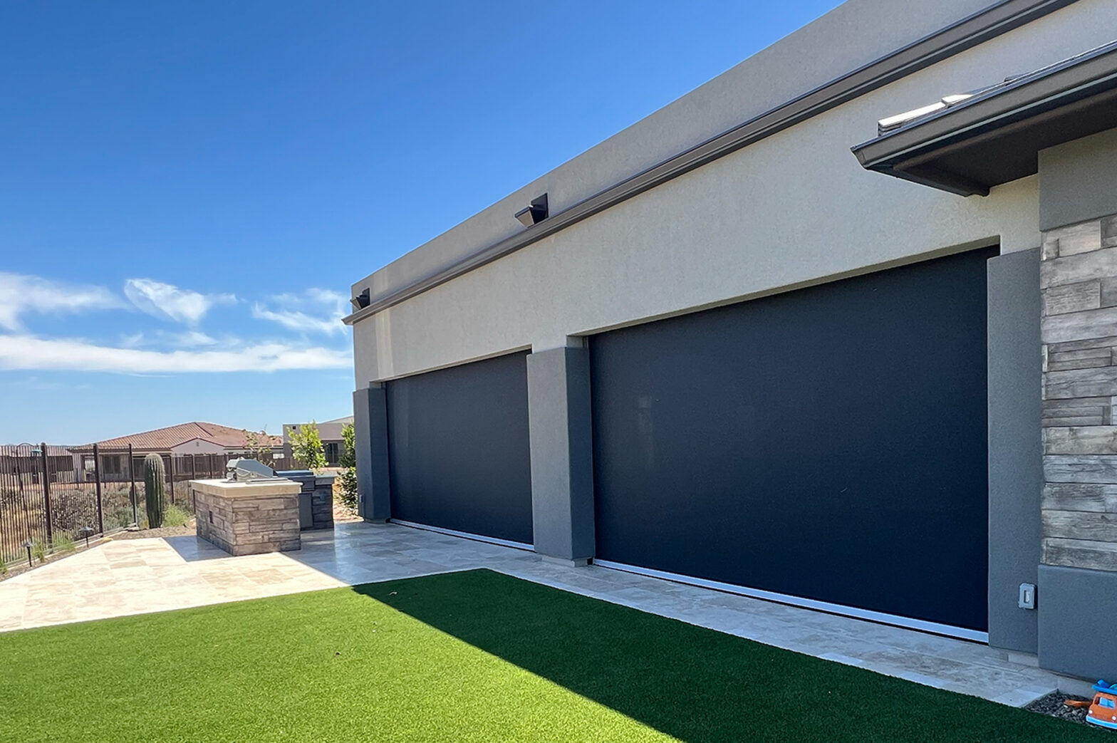 Blue Sky Patio Shades | Sterling Grove